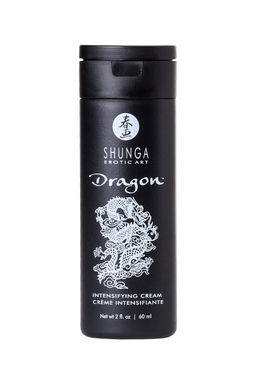 Интимный крем-лубрикант для мужчин Shunga Дракон (Dragon), эффект ледяного огня, 60 мл