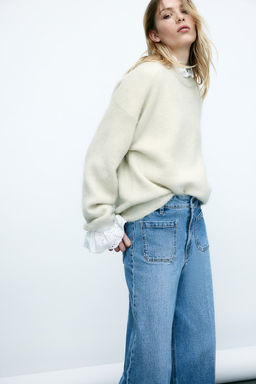 Jersey oversize en mezcla de mohair