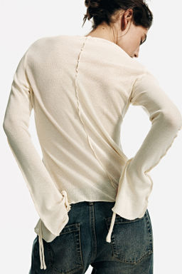 Top de punto con escote barco - H&m фото 7