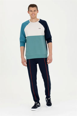 Свитшот мужской U. S. Polo Assn темно-синий из хлопка - U.s. polo assn фото 11