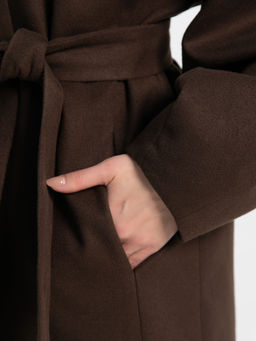 Пальто Мелания (горький шоколад) Б15185-5М - Lt collection фото 7