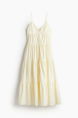 Vestido escalonado con tirantes espagueti - H&m фото 9