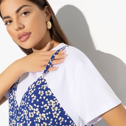 Платье Креативный позитив (blue) - Charutti фото 3