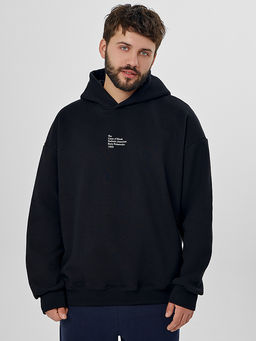 Худи мужское черное