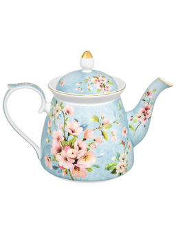 Чайник 1 л 23*13*17 см Яблоневый цвет на голубом NEW BONE CHINA - Elan gallery фото 3