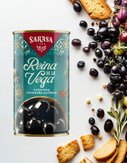 Оливки черные с косточкой Реина де ла Вега САРАСА, 0,37 (сараса) - Sarasa фото 5
