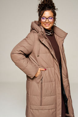 Пальто Beautiful Free 8022 какао