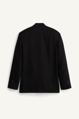 BLAZER CRUZADA TRAJE LINO - LYOCELL / Negro - Zara фото 6