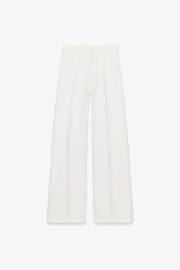 ZW COLLECTION HIGH-WAIST WIDE-LEG JEANS - Zara фото 9