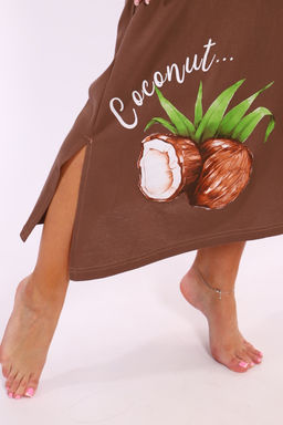 Халат на молнии Кокос