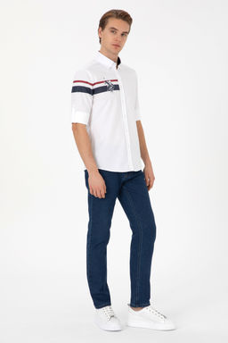 Erkek Beyaz Uzun Kollu G_mlek - U.s. polo assn фото 11