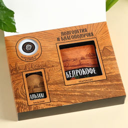 Набор Сила Сибири: кедровый орех в сосновом сиропе 25 г., бальзам 100 мл., кедрокофе 50 г. - Simaland фото 3