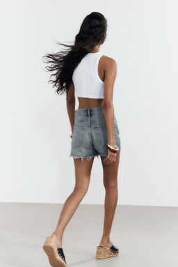 RIBBED STRAPPY TOP - Zara фото 6