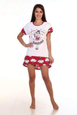 Туника подростковая 12-02б (красный)