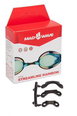 очки для плавания с диоптриями Streamline Optical Rainbow, Streamline - Mad wave фото 5