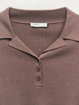 Джемпер из вискозы с отложным воротником / Zarina  фото 8