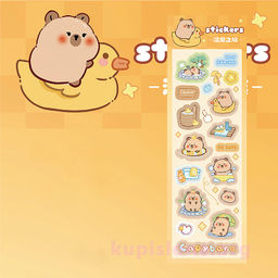 Набор наклеек Cute capybara - Купи слона фото 4