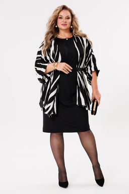 Костюм Michel Chic 1398 черный, зебра  фото 5