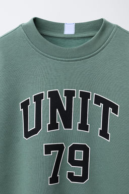 SPORTY SLOGAN SWEATSHIRT - Zara фото 3