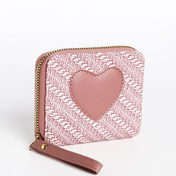 Кошелёк детский на молнии, цвет розовый