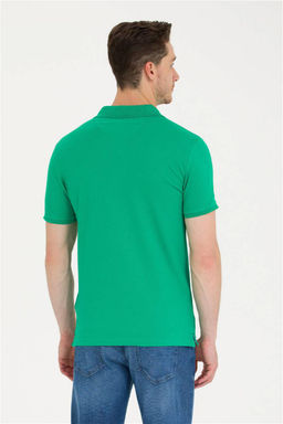 Мужская зеленая базовая футболка - U.s. polo assn фото 12