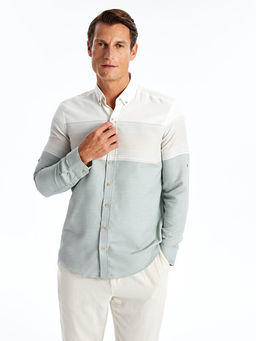 Regular Fit Uzun Kollu Arm?rl? Erkek G?mlek