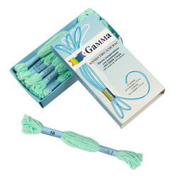 Нитки для вышивания Gamma декоративные МУЛИНЕ Cloud 100% полиэстер 12 x 6 м