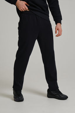 Брюки трикотажные утепленные Черный