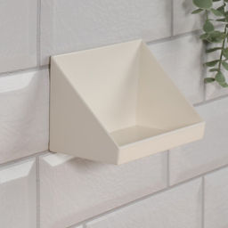 Органайзер настенный BASIC, 1 секция, с клеевой основой, 8.7×8×2 см, белый