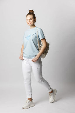 Спортивная футболка из высококачественного хлопка с лайкрой - Relay фото 19