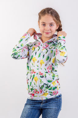 Толстовка на молнии "Росита",экрю