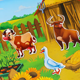 Настольная магнитная игра для малышей Животные, 28 х 20 см - Школа талантов фото 7