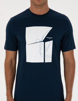 Lacivert Regular Fit Ti__rt