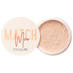 FOCALLURE Пудра для лица рассыпчатая Baking & Setting Loose Powder тон 03 натуральный бежевый, 15 г  фото 2