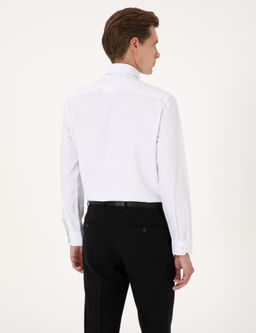 Beyaz Regular Fit Uzun Kollu Basic G_mlek - Pierre cardin фото 6