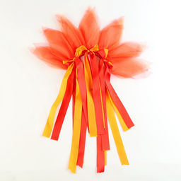 Карнавальный ободок «Лучистое солнце», красно-оранжевый