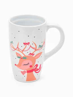 Кружка чайная новогодняя «Оленёнок», 530 мл