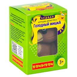 Чудики Bondibon игрушка антистресс ГОЛОДНЫЙ МИШКА, Box  фото 2