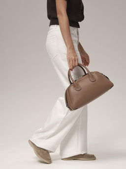 Кожаная сумка Kandys DBR 31206 коричневый лист  фото 3