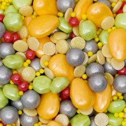 Кондитерская посыпка Фруктовый микс, 50 г