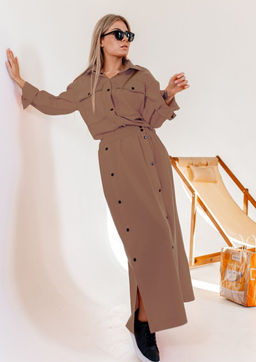 Костюм AmberA 2017С кофе