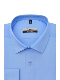 Сорочка мужская длинный рукав GREG 223/237/1351/SZR STRETCH  фото 3