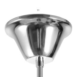 Люстра «Харми» 5xE27 40 Вт серебро 58×58×41 см BayerLux