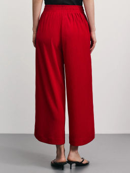 Прямые брюки с эластичным поясом / Zarina  фото 4