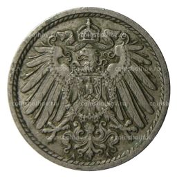 Монета 5 пфеннигов 1911 года A Германия