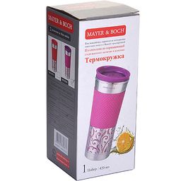 30540 Термокружка 420 мл нерж MB (х24) - Mayer&boch фото 4