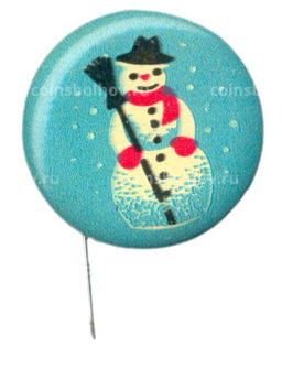 Значок Снеговик