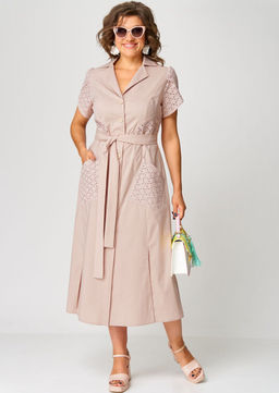 Платье EVA GRANT 7200В пудра