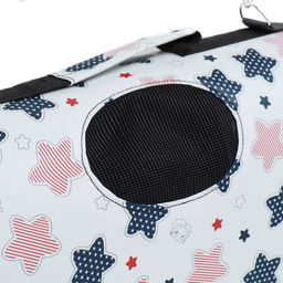 Сумка-переноска каркасная Звёзды, размер M, 40 х 21 х 27 см - Пижон фото 3