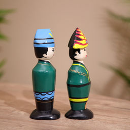 Сувенир «Парочка» дерево (набор 2 шт.) 17 см